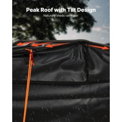 Generaattorin suojus 420D polyesterikangas vedenpitävä ruostumaton teräsrunko 3500–12000W