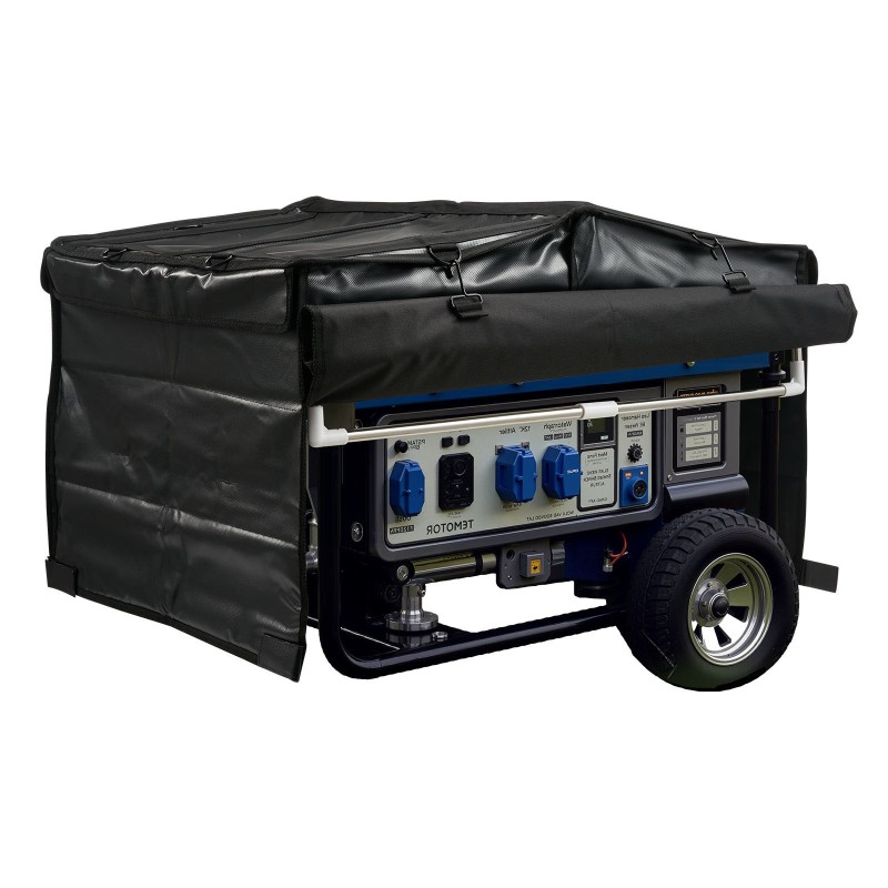 Generaattorin suojus vedenpitävä 420D Oxford-kangas musta 3500–12000 W