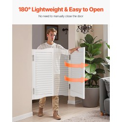 Kaksitoimiset heiluriovet mäntypuusta 805 x 28 x 900 mm valkoinen sisäkäyttöön