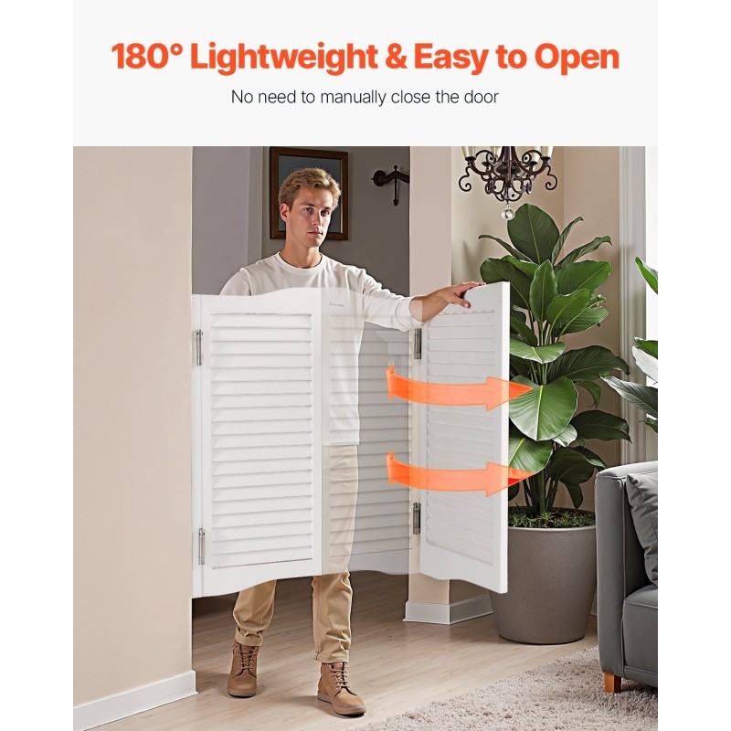 Kaksitoimiset heiluriovet mäntypuusta 805 x 28 x 900 mm valkoinen sisäkäyttöön