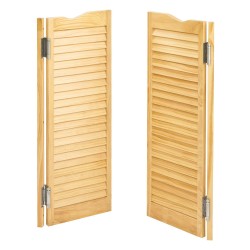 Keinuvat saluunaovet mäntypuusta puolikorkea malli sisäkäyttöön automaattinen sulkeutuminen