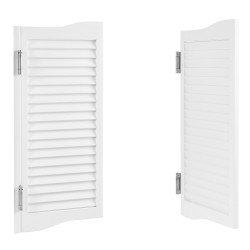 Keinuvat kahvilanovet mäntypuiset valkoiset kaksoisovet 900x28x900 mm