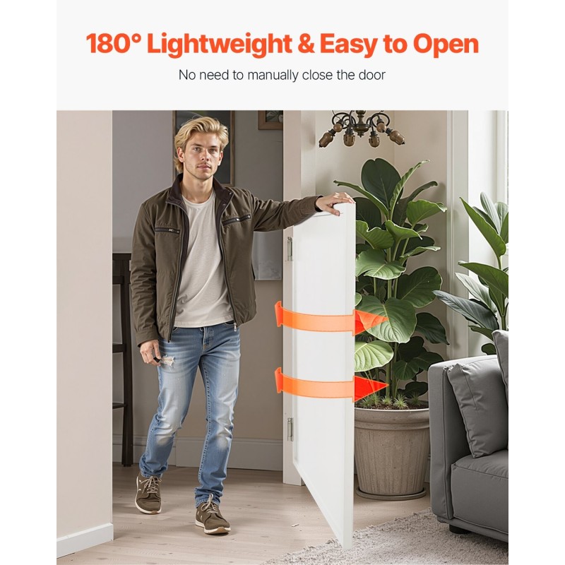 Yksilehtinen mäntypuinen kääntyvä saluunaovi 805x28x1060 mm valkoinen sisäkäyttöön