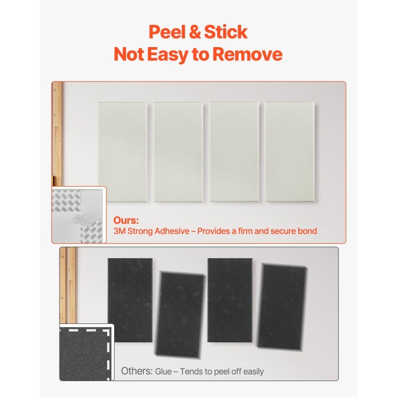 Akustiset seinäpaneelit 4 kpl 600x300x50 mm beige lasikuitu 3M-itseliimautuva