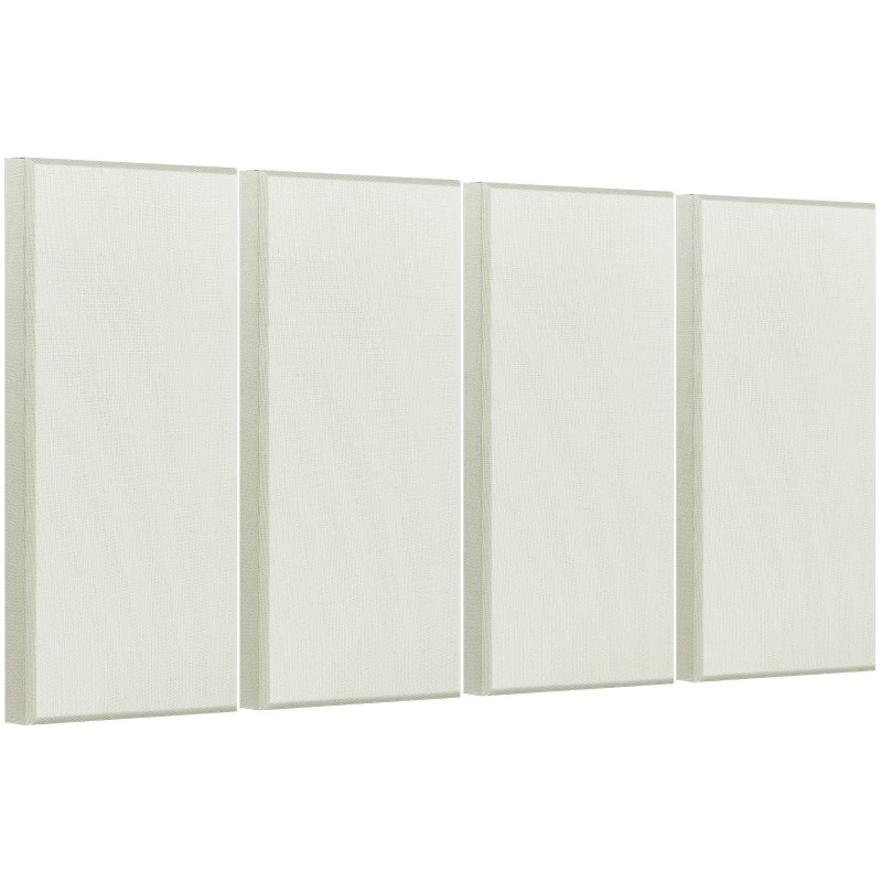 Akustiset seinäpaneelit 4 kpl 600x300x50 mm beige lasikuitu 3M-itseliimautuva