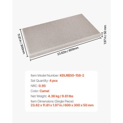 Äänieristyslevysetti 4 kpl 600 x 300 x 50 mm lasivillaa itseliimautuva tausta