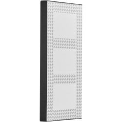 Akustiset kuitulasipaneelit 4 kpl 600x300x50 mm musta itsekiinnittyvät