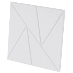 Akustiikkapaneelit polyesterikuituiset 300x300x10 mm 18 kpl itseliimautuvat valkoinen