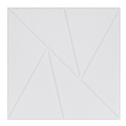 Akustiikkapaneelit polyesterikuituiset 300x300x10 mm 18 kpl itseliimautuvat valkoinen