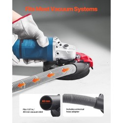 Pölysuojus kulmahiomakoneelle 4–5 tuuman hiomalaikoille betoniin ja marmoriin