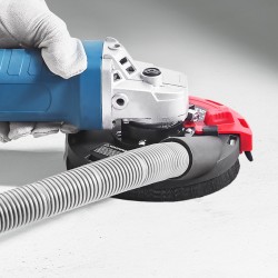 Hiontapölysuoja kulmahiomakoneelle 4–5 tuuman hiomalaikoille metallisalpalla kestävä kotelo