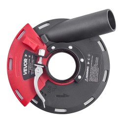 Hiontapölysuoja kulmahiomakoneelle 4–5 tuuman hiomalaikoille metallisalpalla kestävä kotelo