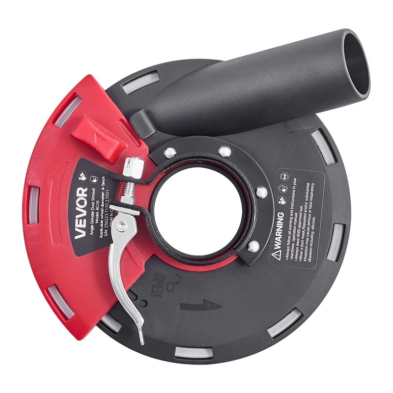 Hiontapölysuoja kulmahiomakoneelle 4–5 tuuman hiomalaikoille metallisalpalla kestävä kotelo