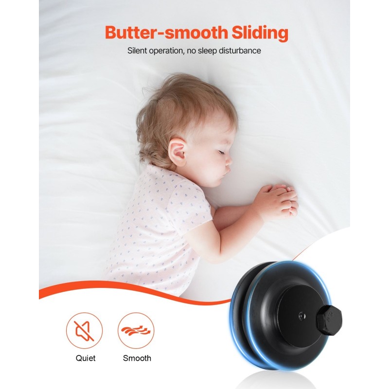 Liukuoven kiskosarja hiiliteräs 1830 mm musta 150 kg sopii 36 tuuman oville