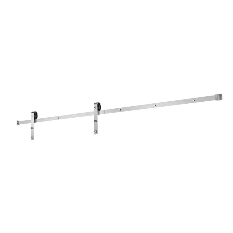 Liukuvan ladosoven kiskosarja hiiliteräksinen 2440 mm 150 kg mattahopea