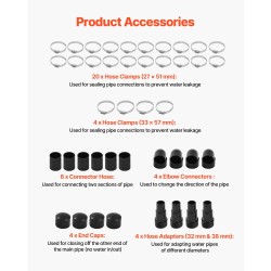 Uima-altaan aurinkolämmitin muovinen 2 kpl paneelia 850×6100 mm