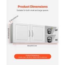 Pyykkikaappi seinään asennettava valkoinen lastulevy ja MDF-levy kolmiovinen kahdella hyllyllä