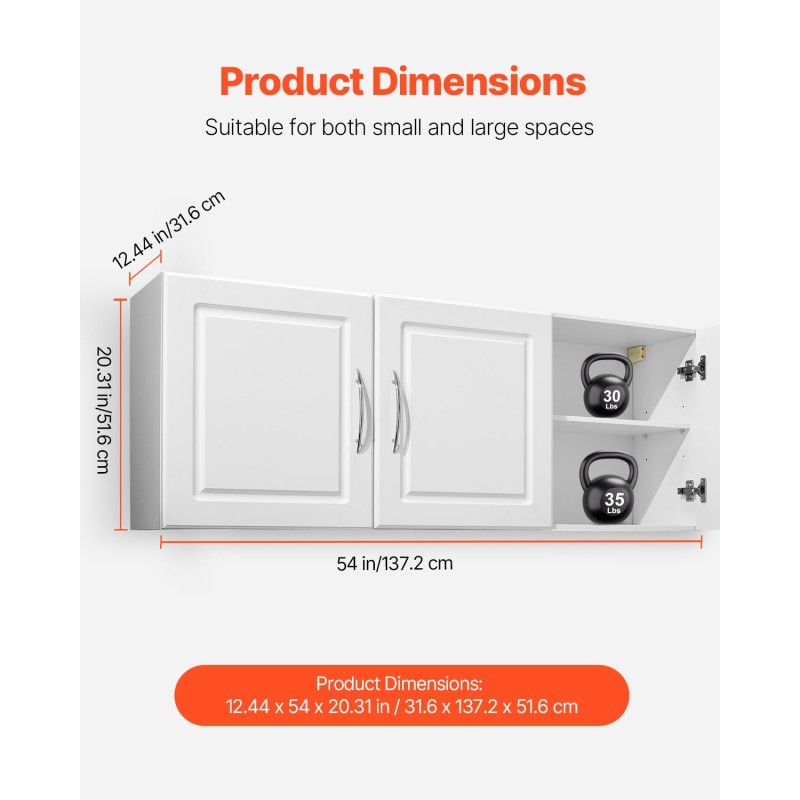 Pyykkikaappi seinään asennettava valkoinen lastulevy ja MDF-levy kolmiovinen kahdella hyllyllä