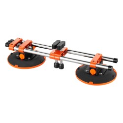 Saumankiinnitin kaksitangoinen nitriilikumiset 6 tuuman imukupit 2 kpl