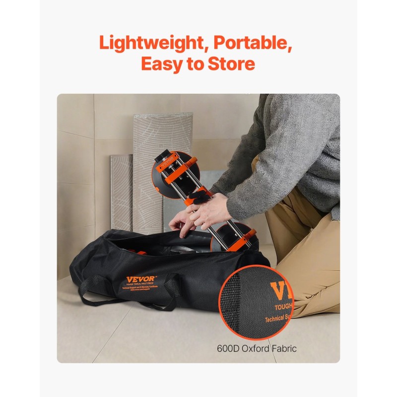 Saumankiinnitin kaksitangoinen nitriilikumiset 6 tuuman imukupit 2 kpl