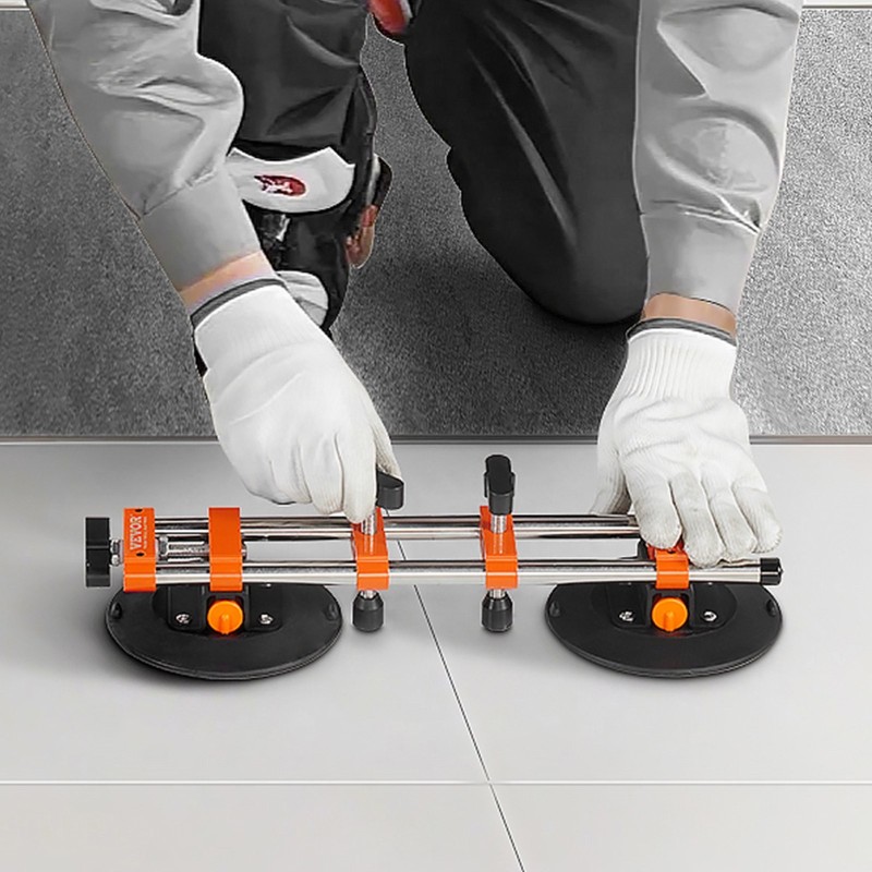 Saumankiinnitin kaksitangoinen nitriilikumiset 6 tuuman imukupit 2 kpl