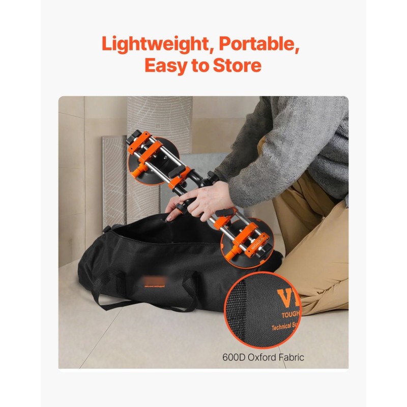 Saumantasain 152 mm nitriilikumikupilla 200 kg imuvoimalla 2 kpl työtasoille ja laatoille