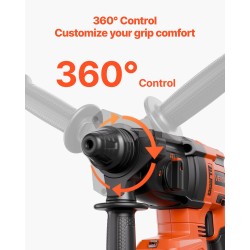 Poravasara akkukäyttöinen harjaton 20V 4.0Ah 3J SDS Plus