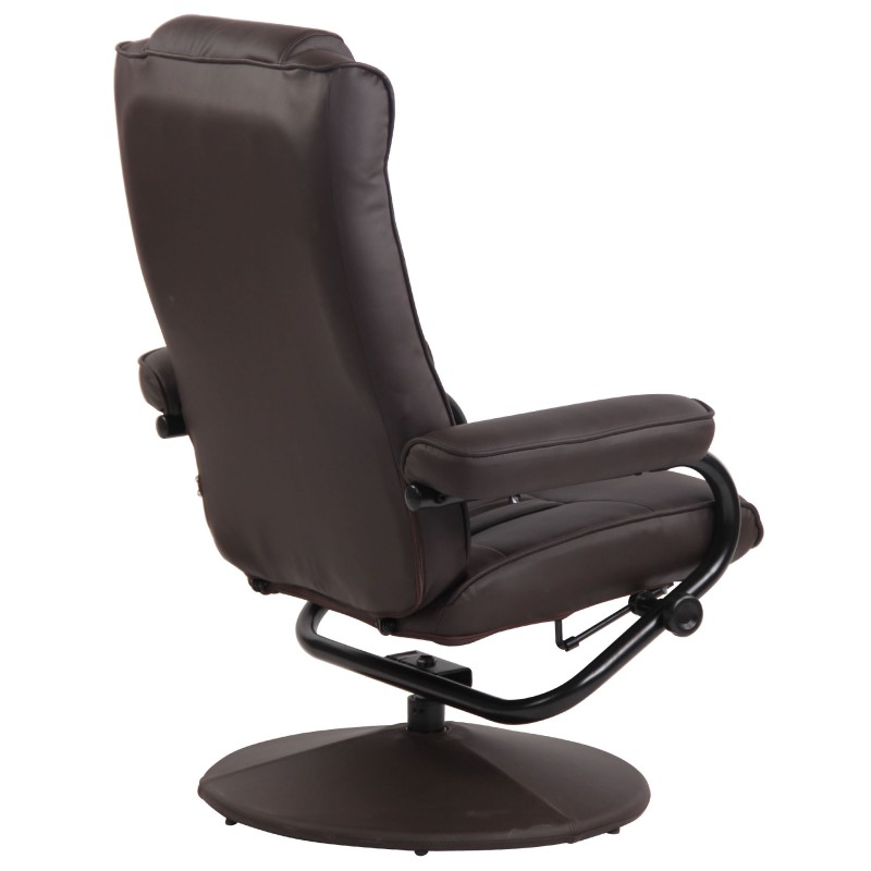 Ennis säädettävä nojatuoli jalkarahilla ergonominen pyörivä tv-tuoli