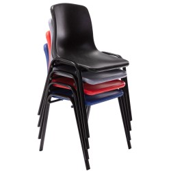 4 kpl pinottavat muovituolit Nowra helppohoitoiset vierastuolit