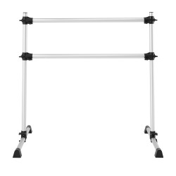 Siirrettävä tuplabalettitanko alumiininen säädettävä 170–1165 mm kantavuus 136 kg