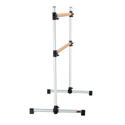 Siirrettävä balettitanko kaksitankoinen pyökkipuinen alumiinirunko korkeussäädettävä 170 1165 mm kotiin