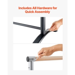 Kannettava balettitanko hiiliteräs säädettävä 5 tasoa 28–44 tuumaa musta aikuisille ja nuorille