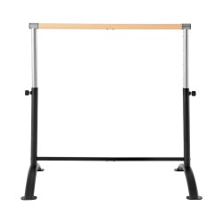 Kannettava balettitanko hiiliteräs säädettävä 5 tasoa 28–44 tuumaa musta aikuisille ja nuorille