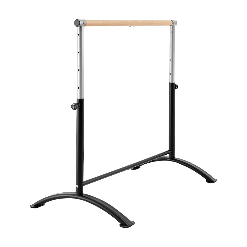 Kannettava balettitanko hiiliteräs säädettävä 5 tasoa 28–44 tuumaa musta aikuisille ja nuorille