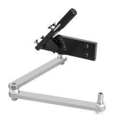 Ruohonleikkurin terän teroitin alumiiniseos 15 45 asteen kulma 4 adapteritappia 25 mm kahva