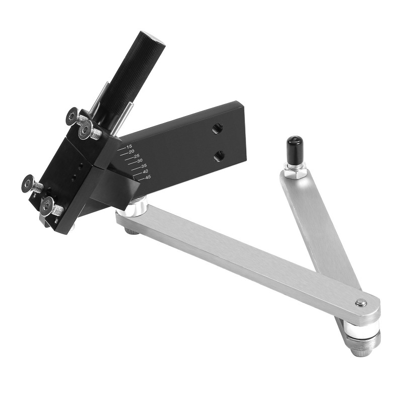 Ruohonleikkurin terän teroitin alumiiniseos 15–45 asteen kulma 4 adapteritappia 25 mm kahva