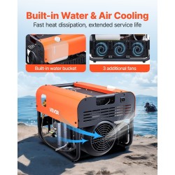 Korkeapainekompressori 2-sylinterinen 2200 W 30 MPa 35 L/min vesi- ja ilmajäähdytys