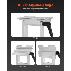 Penkkihiomakoneen teroitusjigi terille ja talttoille 0–64 mm 0–90° kulma