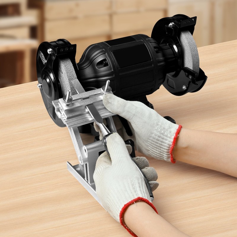 Penkkihiomakoneen teroitusjigi terille ja talttoille 0–64 mm 0–90° kulma