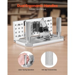 Hiomakoneen veitsituki säädettävä 85–115 asteen alumiiniseosrunko ergonomisilla kahvoilla