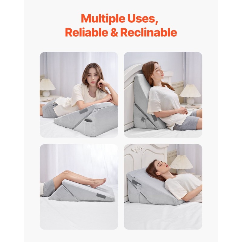 Kiilatyyny samettipäällisellä 25D korkeatiheyksisellä vaahdolla pään ja selän tukemiseen