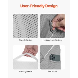 3-osainen kiilatyynysetti hengittävällä jacquard-päällisellä 25D vaahto ja 30D geelimuistivaahto