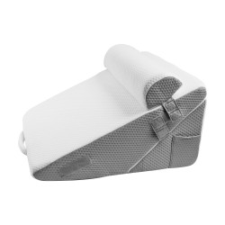 3-osainen kiilatyynysetti hengittävällä jacquard-päällisellä 25D vaahto ja 30D geelimuistivaahto