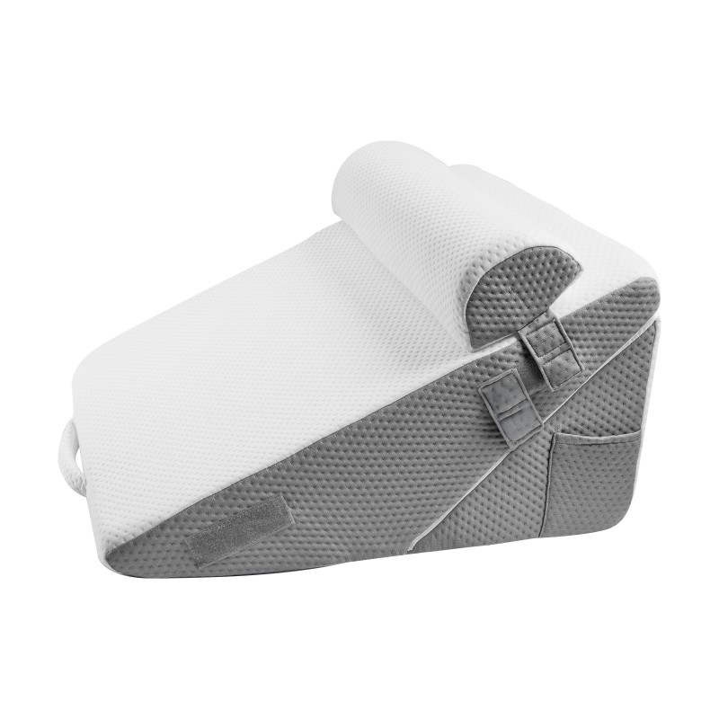 3-osainen kiilatyynysetti hengittävällä jacquard-päällisellä 25D vaahto ja 30D geelimuistivaahto