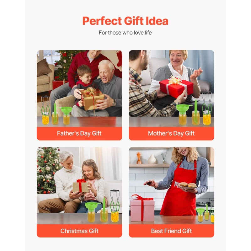 Säilöntäsetti 9-osainen ruostumattomasta teräksestä vesikylpykäyttöön kattila ja välineet