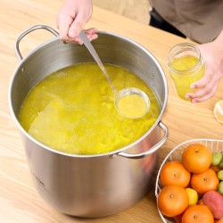 Säilöntäsetti 9-osainen ruostumattomasta teräksestä vesikylpykäyttöön kattila ja välineet