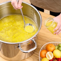 Säilöntätarvikesetti 11-osainen ruostumattomasta teräksestä kotisäilöntään kattila ritilä työkalut