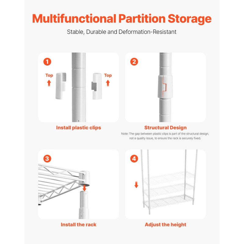 Pesukoneen ja kuivausrummun yläpuolinen hiiliteräshylly kolme tasoa vaateripustintanko kaatumissuoja