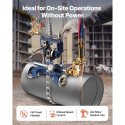 Manuaalinen putkenleikkaus- ja viisteytyskone 108–609 mm putkille kuparisilla kärjillä