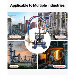 Manuaalinen putkenleikkaus- ja viisteytyskone 108–609 mm putkille kuparisilla kärjillä